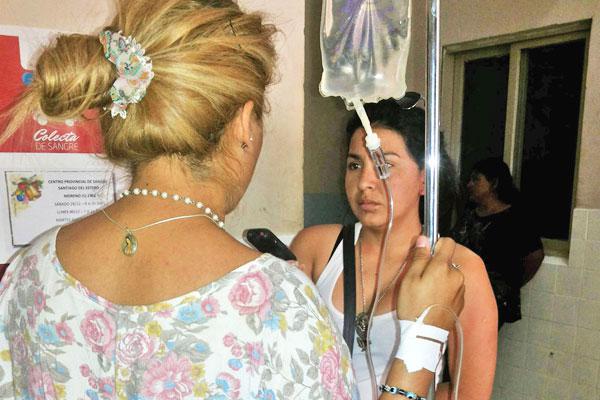 SE RECUPERAEliana recibió a EL LIBERAL en la sala donde se encuentra internada y contó detalles del hecho