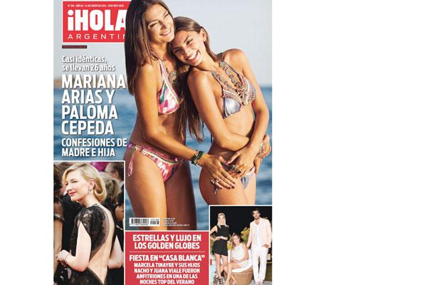 Mariana Arias y Paloma Cepeda como nunca en iexclHOLA Argentina