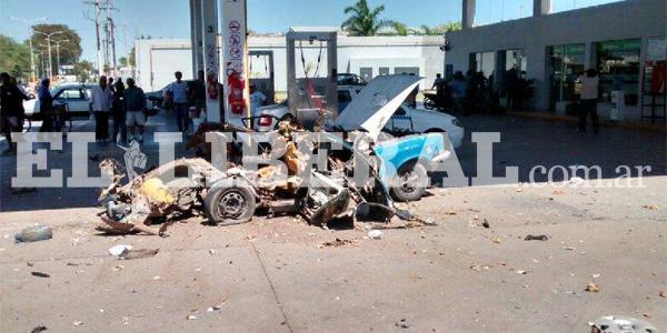 La Banda- Una mujer sufrioacute la amputacioacuten de sus dos piernas al explotar un auto cuando cargaba gas