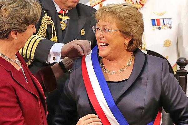 Michelle Bachelet asumioacute como presidenta de Chile