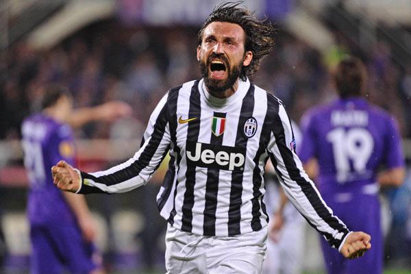 Por un golazo de Pirlo la Juve eliminoacute a Fiorentina