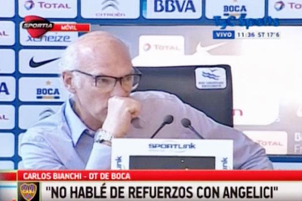 Bianchi- Los hinchas de Boca saben que si me voy no vuelvo nunca maacutes