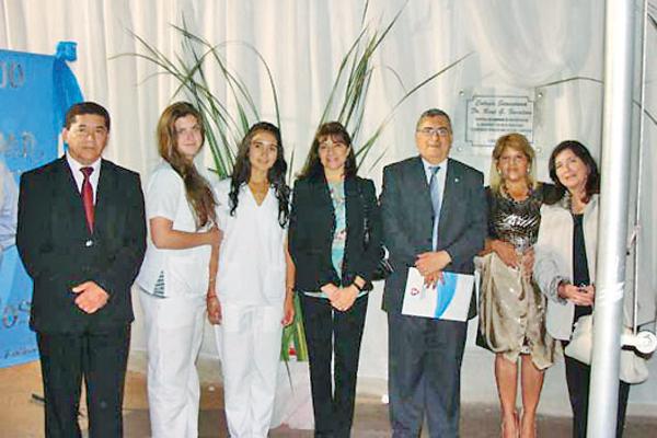 HOMENAJE Durante la ceremonia las autoridades resaltaron el ejemplo que dejó el Dr René Favaloro para las nuevas generaciones