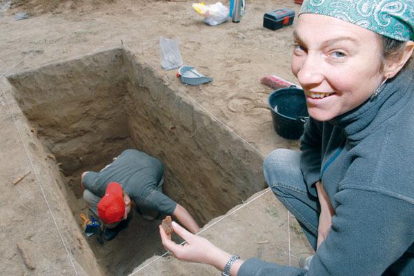 EXPLORACIÓN Excavación en el Parque Aguirre cerca del Monumento a los Inmigrantes