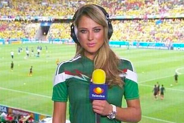 Vanessa Huppenkothen- la cronista sexy mexicana que es furor en el Mundial
