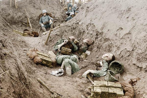Fotos en color de la I Guerra Mundial se exhiben por primera vez en la Argentina