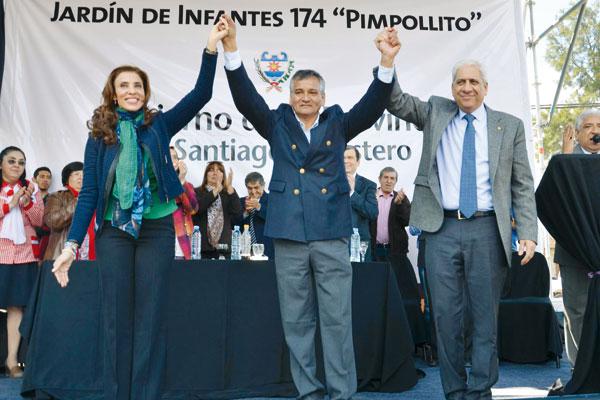 La gobernadora habilitoacute importantes obras en la ciudad de Pinto