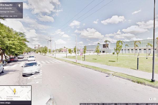 A traveacutes de Google Street View se puede recorrer Santiago La Banda y Las Termas