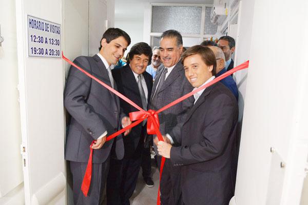 ACTO Estuvieron presentes autoridades del sanatorio y del nuevo servicio