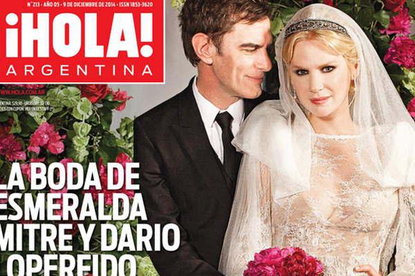 La boda de Esmeralda Mitre y Dariacuteo Lopeacuterfido en iexclHOLA Argentina