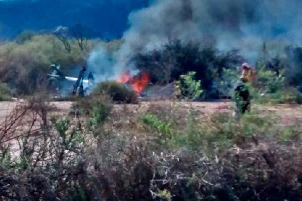  Diez muertos en un choque de helicoacutepteros en La Rioja uno era de Santiago del Estero