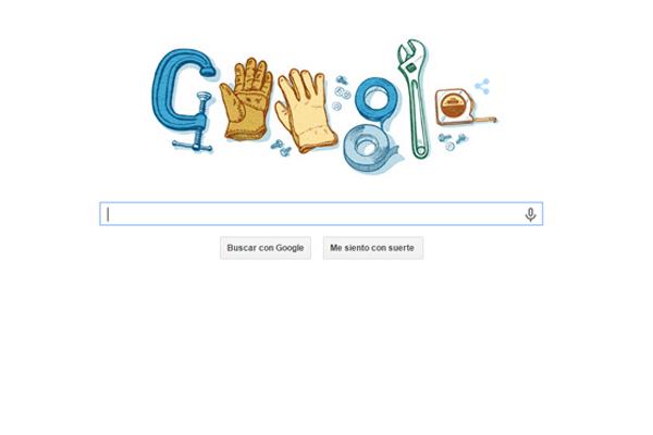 El doodle de Google en el Diacutea del Trabajador