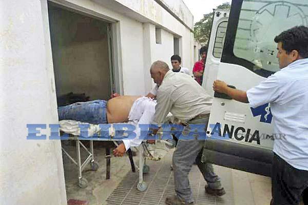 Lo que primero se creiacutea era un herido de bala terminoacute siendo soacutelo un derrape