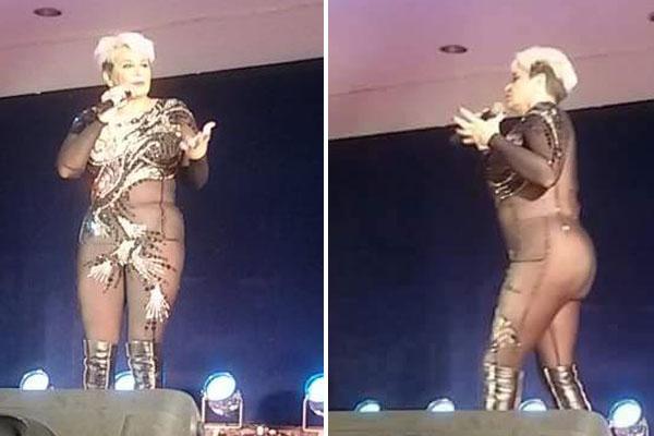 El sugerente y poleacutemico look de Carmen Barbieri