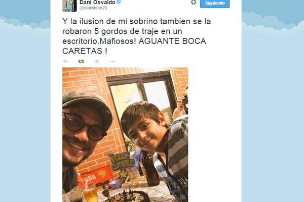 Daniel Osvaldo cuestionoacute el fallo de Conmebol y los tratoacute de gordos mafiosos