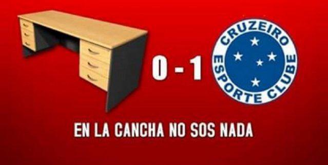 Los memes con cargadas de Boca a River despueacutes de perder con Cruzeiro