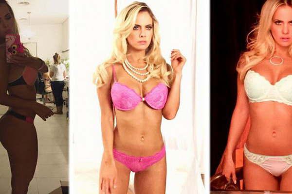 Alucinante produccioacuten de fotos de Ale Maglietti en ropa interior