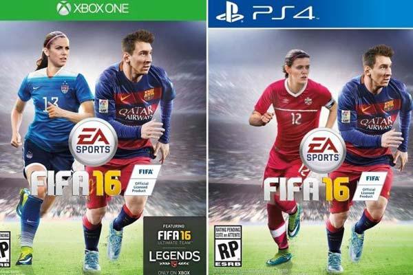 Por primera vez FIFA 16 incluye a las mujeres en su portada