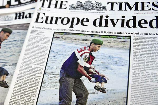 El debate de los medios frente a la imagen de Aylan Kurdi