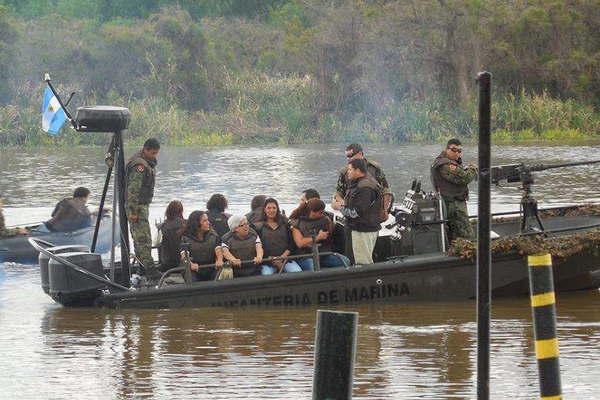 Un grupo de scouts de Santiago trabajoacute con la Armada Argentina