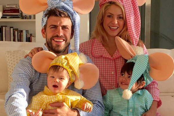 Shakira hizo disfrazar de Topo Gigio  a Piqueacute