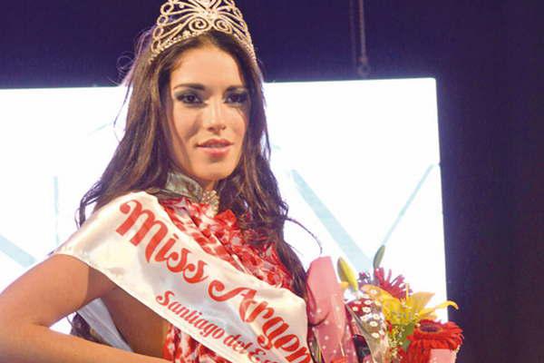 La santiaguentildea Constanza Moltini Miss Argentina