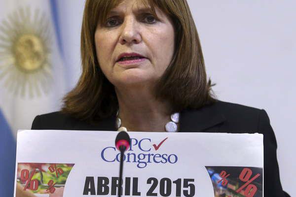 Bullrich- Inflacioacuten e inseguridad son dos de los principales problemas que tendremos que solucionar