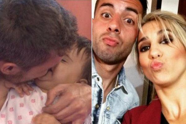 Tinelli le dio un chupoacuten a la hija de Cinthia Fernaacutendez y Defederico y la respuesta del padre no se hizo esperar