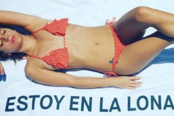 Gimena Accardi al sol