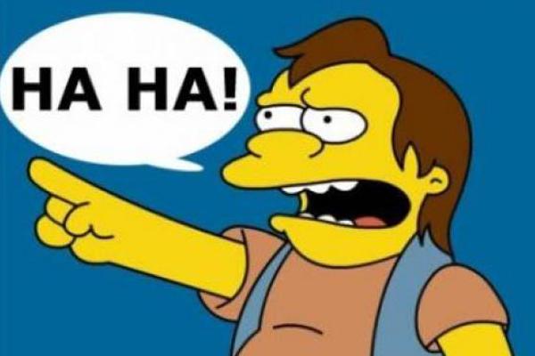 Bebeacute de 6 meses se rie como Nelson de Los Simpsons