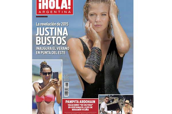 Justina Bustos la actriz revelacioacuten del 2015 en iexclHOLA Argentina
