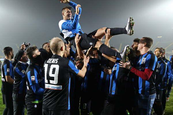 Germaacuten Denis se despidioacute del Atalanta con un gol