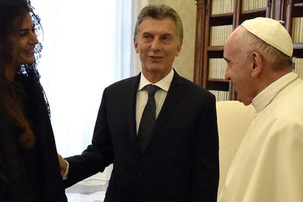 El Papa le pidioacute a Macri no dudar en enfrentar al narcotraacutefico y la corrupcioacuten