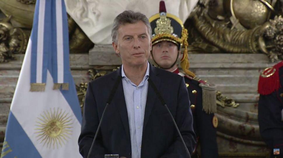 Eacutestas son las frases de Macri en su discurso