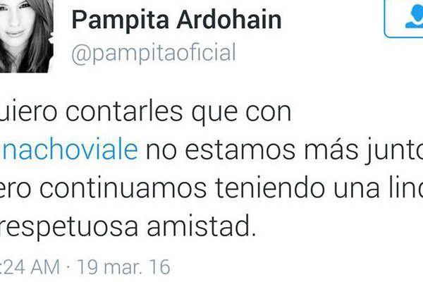 Duroacute poco el amor entre Carolina `Pampita Ardohain y Viale