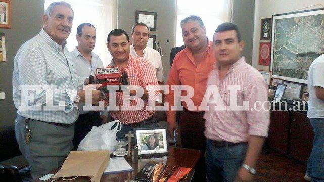 El intendente Mukdise recibioacute a su par de Simoca