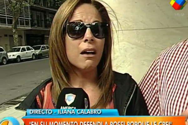Declaroacute Rossi e Iliana estalloacute en llanto  