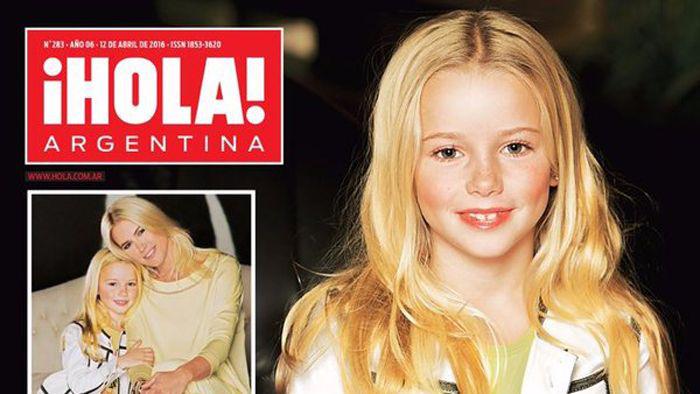 La hija de Valeria Mazza debutoacute como modelo y es tapa
