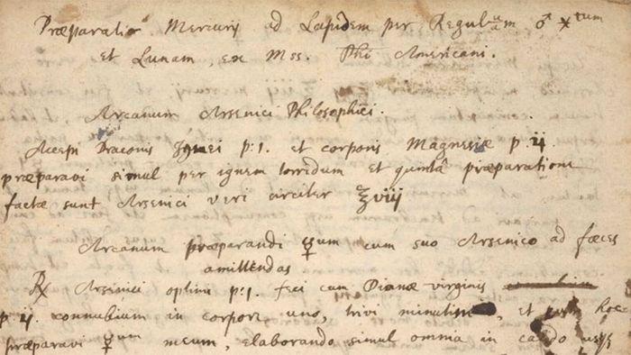 Revelan la receta de Newton para hacer oro con otros metales