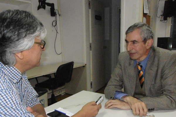 CONCEPTOS Castro dio a conocer con claridad su punto de vista sobre la realidad argentina en exclusiva con EL LIBERAL Foto- Juan Galv�n