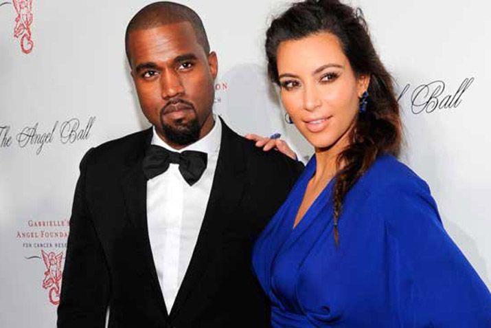 Kim Kardashian y Kanye West en una foto hot de Facebook
