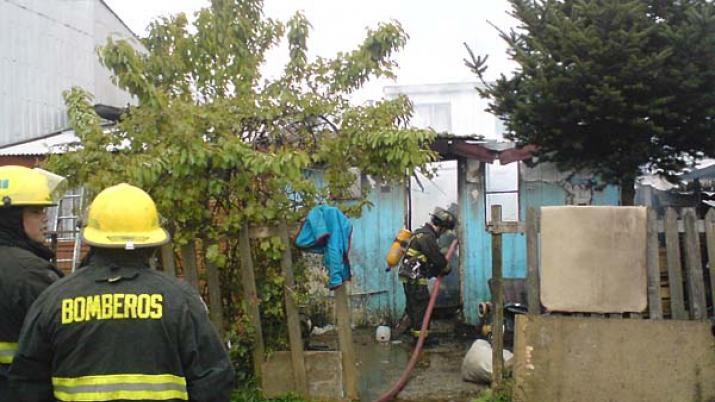 Incendio en una vivienda del barrio Huaico Hondo