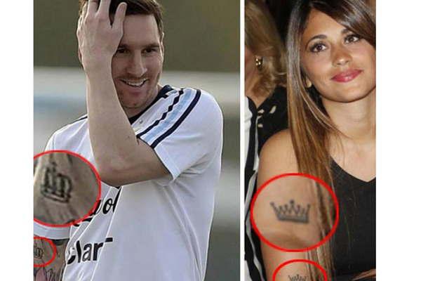 Messi y su mujer comparten tatuaje  