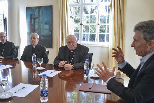 Obispos le pidieron a Macri reducir niveles de pobreza