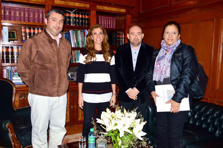 El intendente Mirolo estuvo acompañado por el jefe de gabinete Miguel Estefn y la diputada nacional Mariela Morales