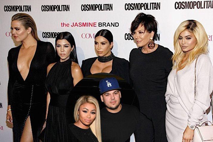 Kim y Khloeacute Kardashian piensan sobre la relacioacuten de Rob Kardashian y Blac Chyna