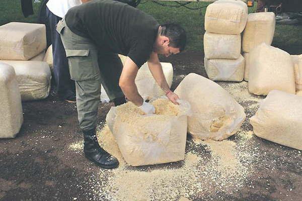 En el operativo incautaron 80 kilos de cocaína