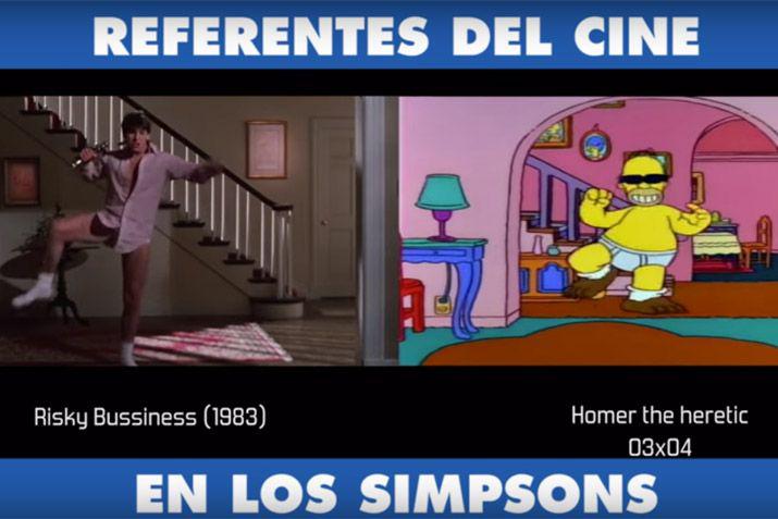 Las imperdibles escenas de famosas peliacuteculas en Los Simpsons