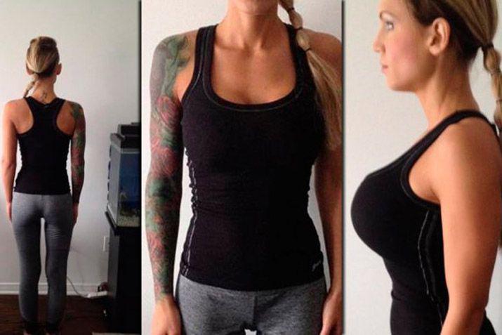 Canadaacute- La echaron del gimnasio por tener lolas muy grandes