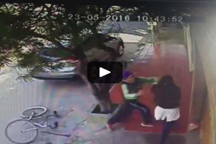 Video  Fue detenido el ladroacuten que interceptoacute a la estudiante